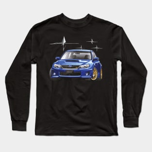 JDM World Rally blue WRC GV sedan STI Impreza wrx Long Sleeve T-Shirt